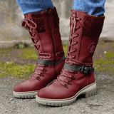FrostLuxe™ - Magas szárú vízálló csizmák fűzős változatban