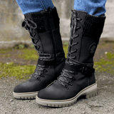 FrostLuxe™ - Magas szárú vízálló csizmák fűzős változatban