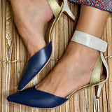 SIRI - KÉT SZÍNŰ SLINGBACK MAGAS SARKÚ NŐKNEK