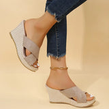 Jewel - Stílusos platform szandálok